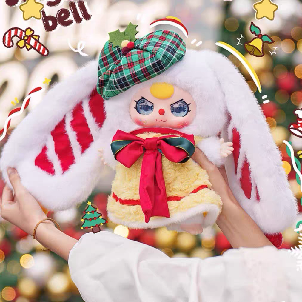 Baby Three Christmas Series 2 400% Oversized Fluffy Plush Blind Box PH10500