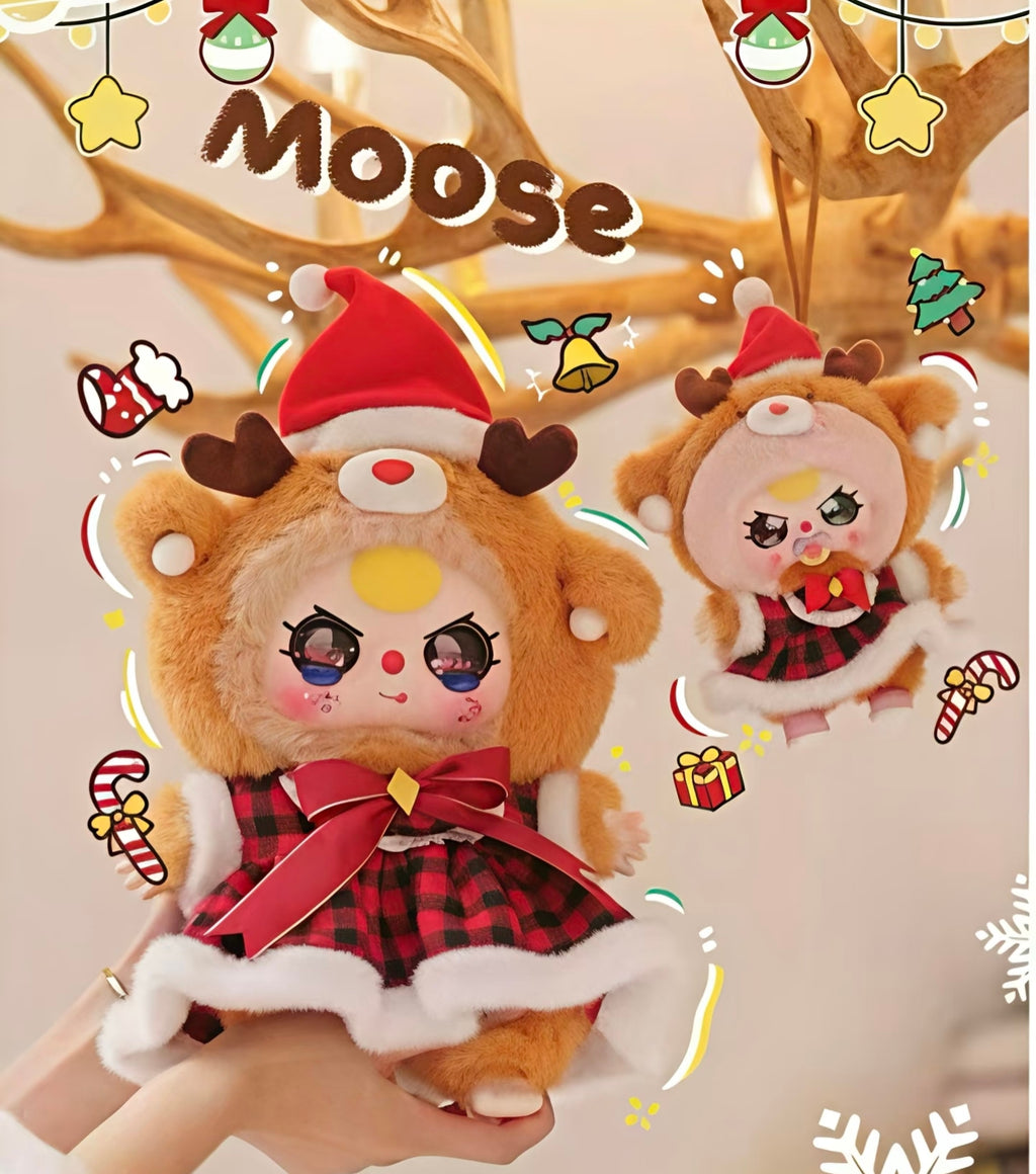 Baby Three Christmas Series 2 400% Oversized Fluffy Plush Blind Box PH10500