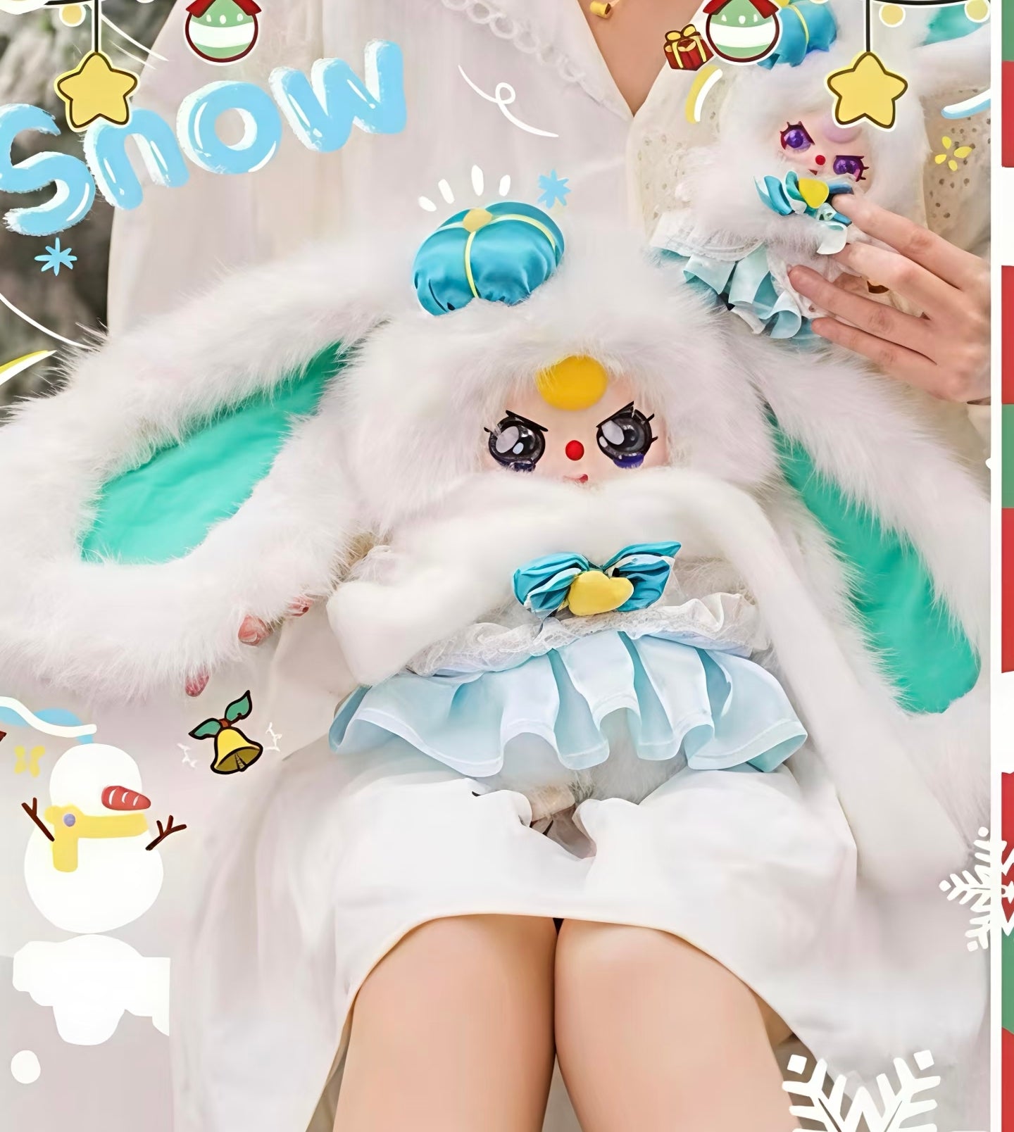 Baby Three Christmas Series 2 400% Oversized Fluffy Plush Blind Box PH10500